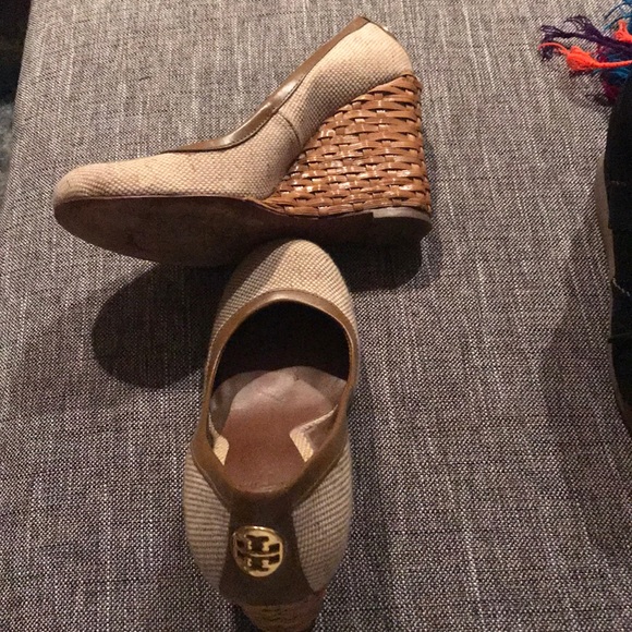 80% off Tory Burch Shoes - Tory Burch basketweave wedge - GUC from ... Tory Burch basketweave wedge - GUC